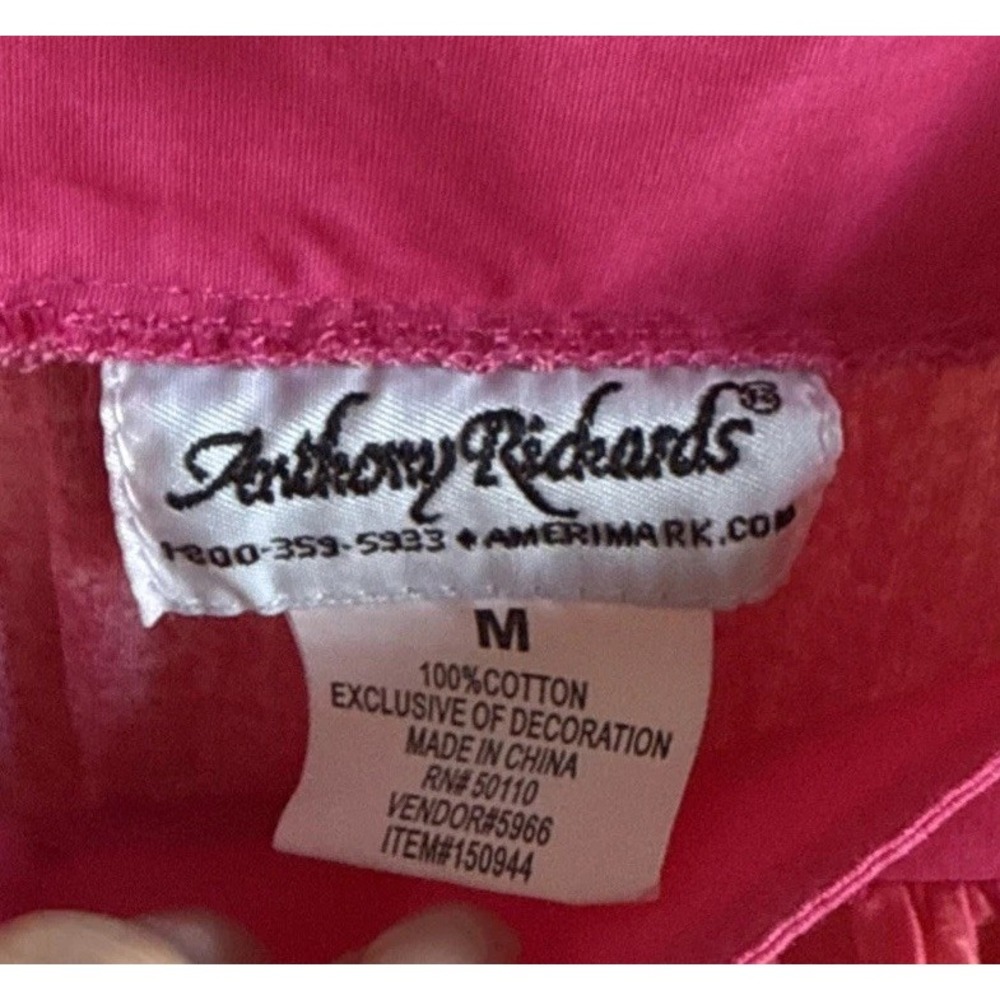 Anthony Richard's Dress Pockets Lounger Muumuu Hawaiian Sz M Coral Giraffes - Picture 2 of 3